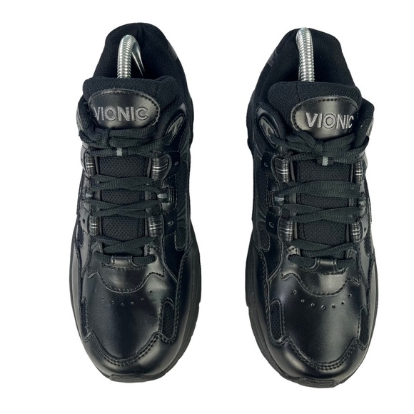 Vionic Walker Classic Black Sneaker Womens Size 8.5 - Picture 4 of 11